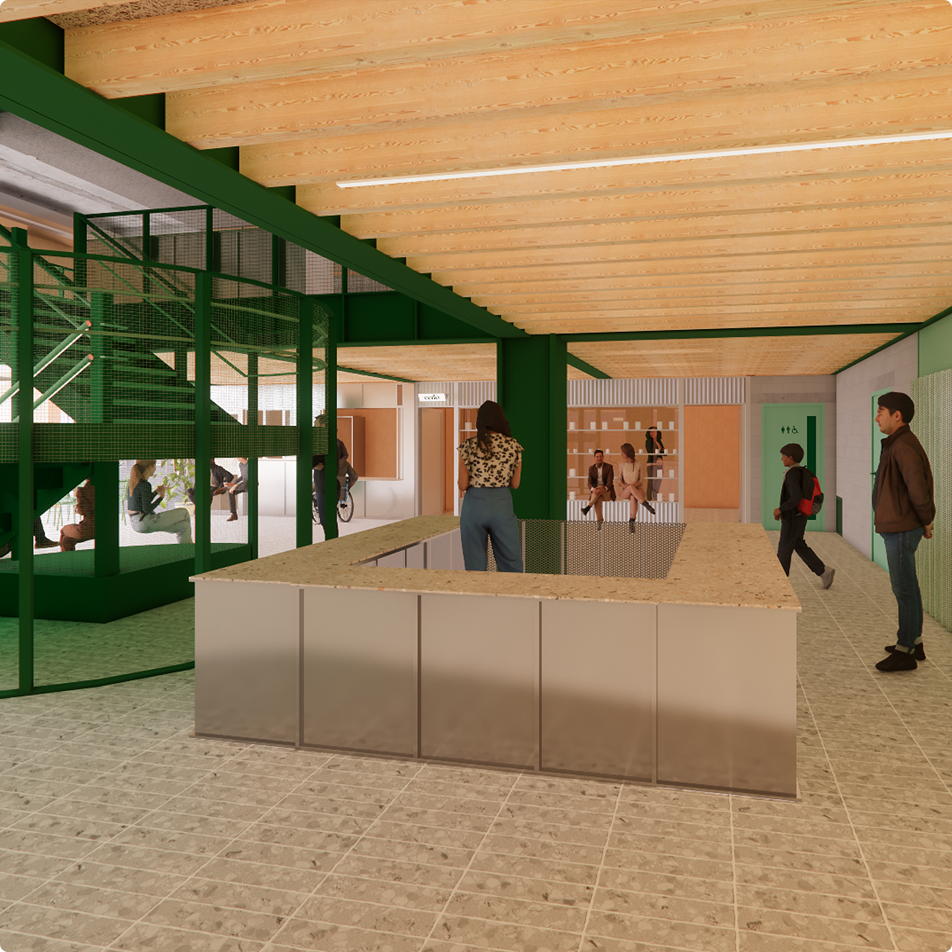 Inside Market Hall